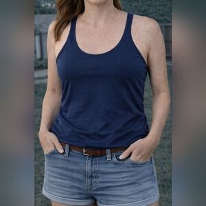 Nike Blue Tank Top with Strappy Back